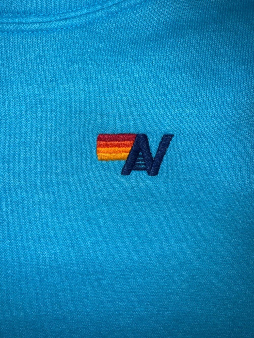 Aviator Nation | Ninja Pullover Hoodie | XS | Neon Blue - Picture 6 of 12